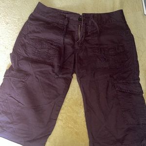 Unionbay, cargo, capri brown shorts